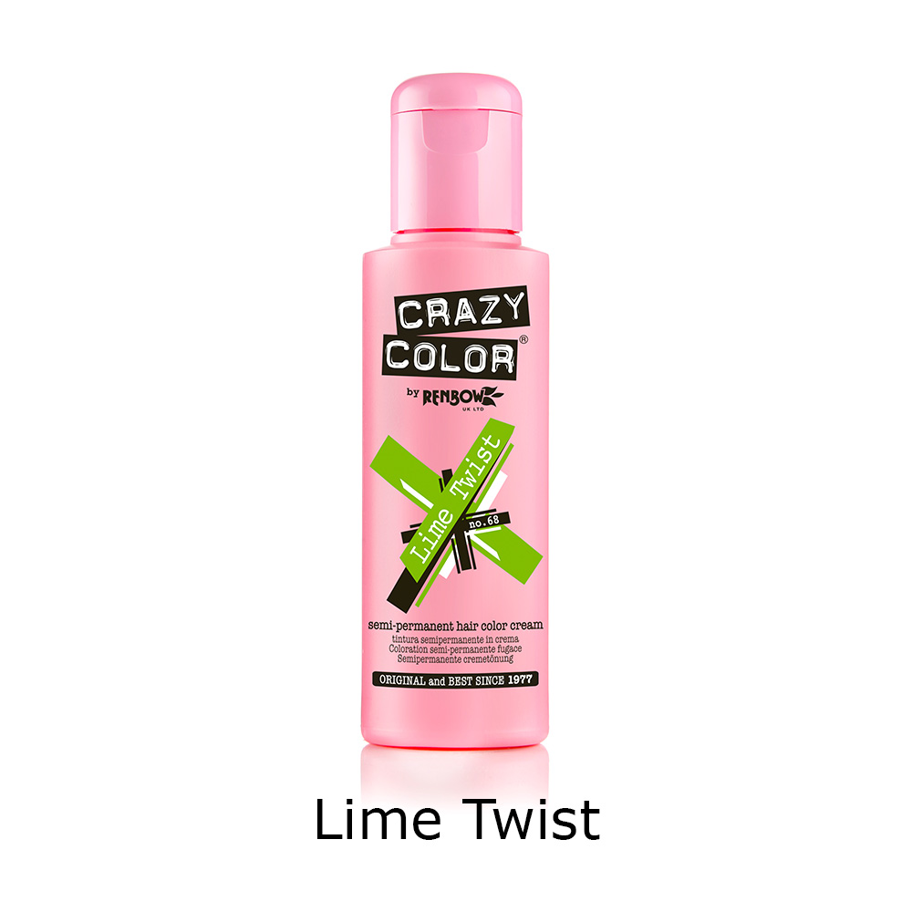 Crazy Color - Lime Twist Semi permanente haarverf - Groen